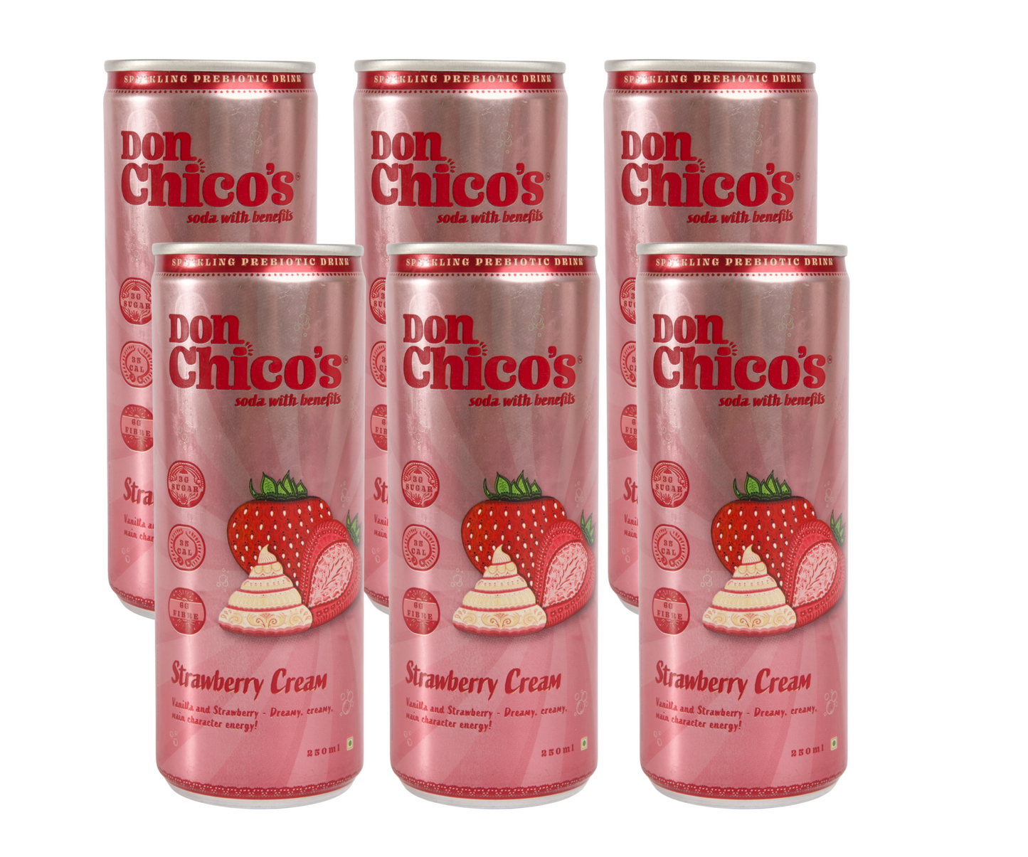 Strawberry Cream (6 Pack)